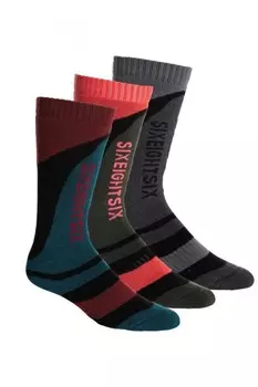 Термоноски для сноуборда женские 686 Wms Veranda Sock 3 Pack Swell Pack