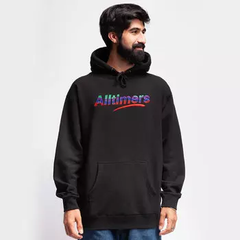 Толстовка ALLTIMERS Embroidered Wave Estate Hoody Black 2021