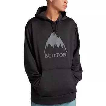 Толстовка мужская BURTON M Oak Po TRUE BLACK HEATHER