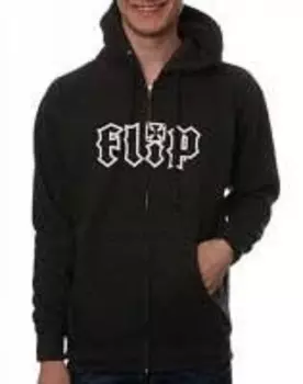 Толстовка На Молнии FLIP HKD Outline Charcoal Heather