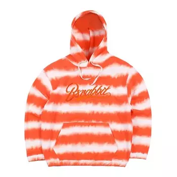 Толстовка с капюшоном BSRABBIT Bs Tie-Dye Hoodie Orange 2023