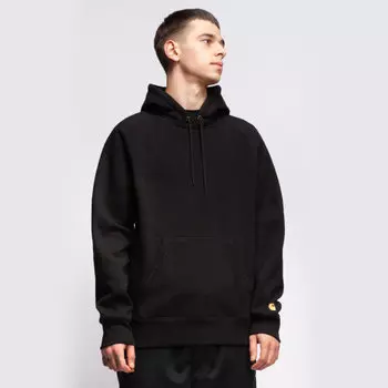 Толстовка с капюшоном CARHARTT WIP Hooded Chase Sweatshirt Black / Gold 2024