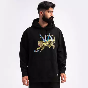 Толстовка с капюшоном RVCA Leines Hoodie Black 2022