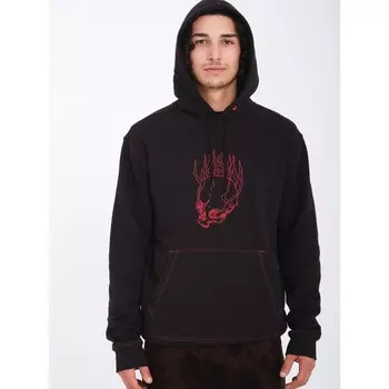 Толстовка с капюшоном VOLCOM Burnher Po Black