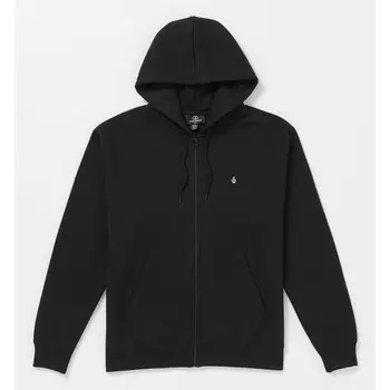 Толстовка с капюшоном VOLCOM Single Stone Zip Black