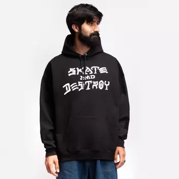 Толстовка THRASHER Skate And Destroy Hoodie Black 2021