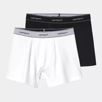 Трусы CARHARTT WIP Cotton Trunks BLACK WHITE 2021