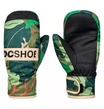 Варежки сноубордические DC SHOES Franchise Yth M B Chive Leaf Camo Youth