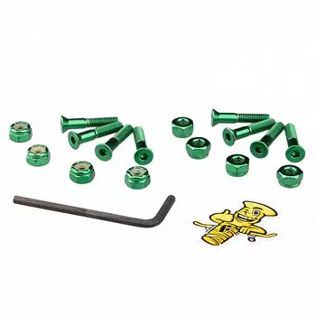 Винты FOOTWORK Footwork Hardware Shiny Green O/S 2021