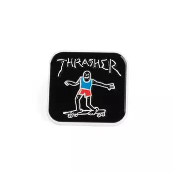 Значок THRASHER Gonz Label Pin 2023