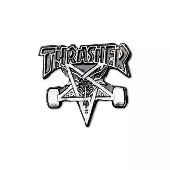 Значок THRASHER Label Pin Skate Goat 2023