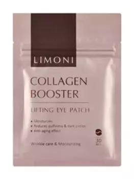 30 укрепляющие тканевых патчей для век с коллагеном Limoni Collagen Booster Lifting Eye Patch 30 Pack