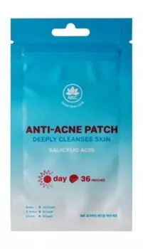 36 дневных точечных патчей против акне с салициловой кислотой NSC Name Skin Care Anti-Acne Patch Deeply Cleanses Skin Day