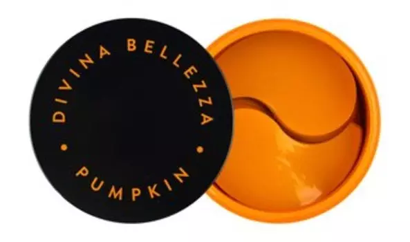 60 гидрогелевых патчей для кожи вокруг глаз с экстрактом тыквы DiVina Bellezza Pumpkin Hydrogel Eye Patch
