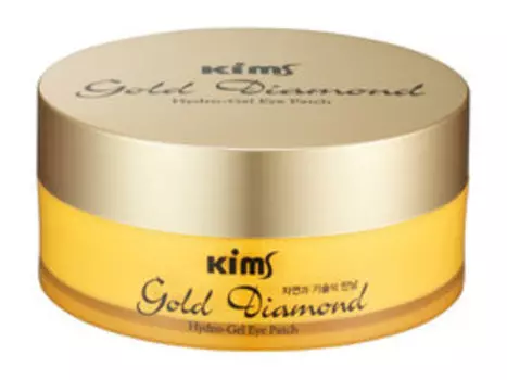 60 гидрогелевых золотых патчей для глаз Kims Gold Diamond Hydro Gel Eye Patch