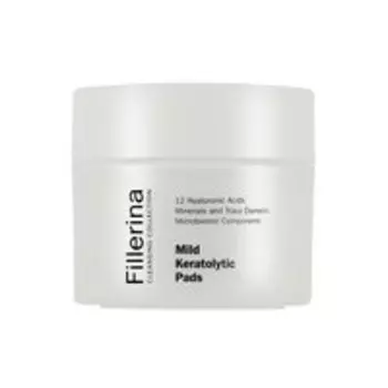 60 мягких очищающих кератолитических дисков пэдов для лица с салициловой кислотой Fillerina Mild Keratolytic Pads