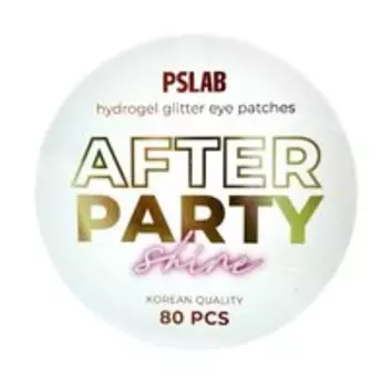 80 гидрогелевых глиттер-патчей против темных кругов вокруг глаз PS.Lab After Party Shine Hydrogel Glitter Eye Patches