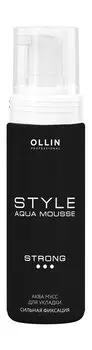 Аква-мусс для укладки сильной фиксации Ollin Professional Style Strong Aqua Mousse