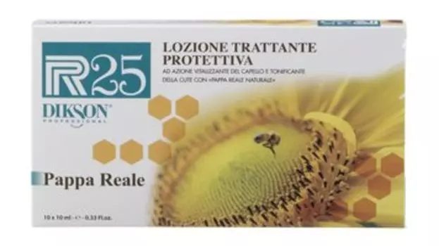 Ампульный комплекс для активации роста волос с маточным молочком Dikson Professional R25 Рарра Reale Complex