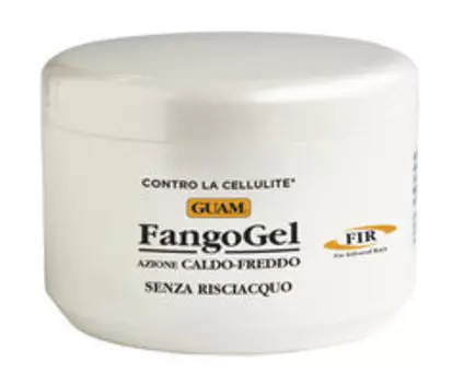 Антицеллюлитный гель для тела с липоактивными наносферами Guam Fangogel Fir Azione Caldo-Freddo