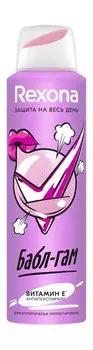 Антиперспирант-аэрозоль с витамином Е и ароматом бабл-гам Rexona Защита на весь день Бабл-гам Аэрозоль