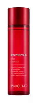 Антивозрастная эссенция для лица с экстрактом красного прополиса и женьшеня Maxclinic Red Propolis First Essence