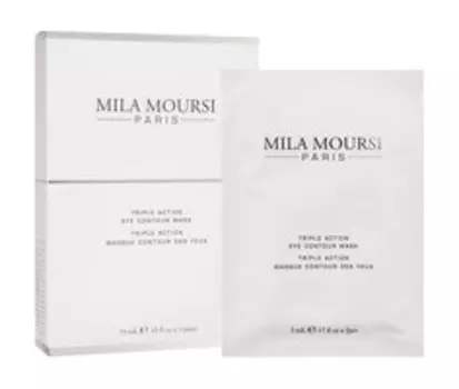 Антивозрастная крио-маска тройного действия для контура глаз Mila Moursi Triple Action Eye Contour Mask