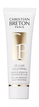 Антивозрастная маска для сияния кожи лица с золотом и экстрактом икры Christian Breton De Luxe Gold Radiance Mask
