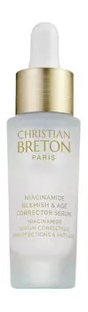 Антивозрастная сыворотка для лица против воспалений с ниацинамидом Christian Breton Niacinamide Blemish & Age Corrector Serum