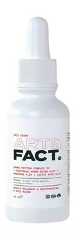 Антивозрастная сыворотка для лица с комплексом пептидов змеиного яда 3% и аминокислотами Art&Fact. Muscle Relaxant & Moisturizing & Anti-Aging Face Serum