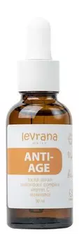 Антивозрастная сыворотка для лица с витамином C и ресвератролом Levrana Daily Anti-Age Facial Serum Antioxidant Complex