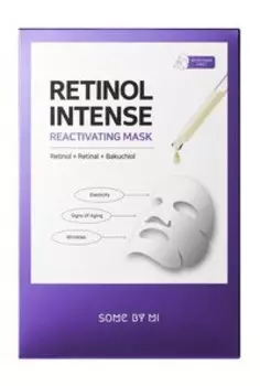 Антивозрастная тканевая маска для лица с ретинолом Some by Mi Retinol Intense Reactivating Mask