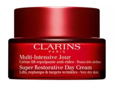 Антивозрастной дневной крем для сухой кожи лица Clarins Multi-Intensive Super Restorative Day Cream