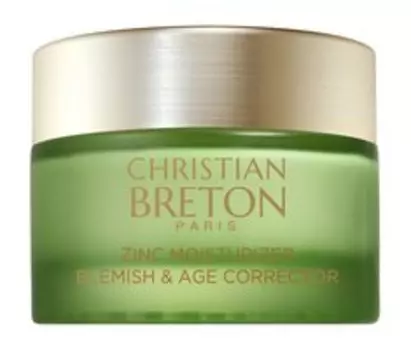 Антивозрастной крем для лица против несовершенств кожи с цинком Christian Breton Zinc Moisturizer Blemish & Age Corrector