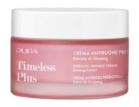 Антивозрастной крем для лица с пребиотиками Pupa Timeless Plus Prebiotic Wrinkle Cream