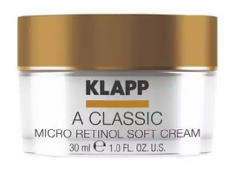 Антивозрастной крем для лица с ретинолом и витамином Е Klapp A Classic Micro Retinol Soft Cream