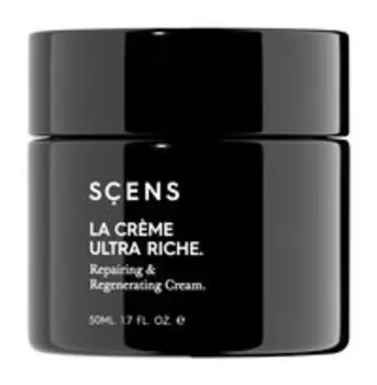 Антивозрастной крем для сухой кожи лица Scens La Creme Ultra Riche. Repairing & Regenerating Cream.