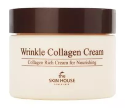 Антивозрастной крем-коллаген для лица против морщин The Skin House Wrinkle Collagen Cream