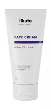 Антивозрастной крем-концентрат для лица с ретинолом 3% и мочевиной Likato Professional Rethinol 3% + Urea Face Cream