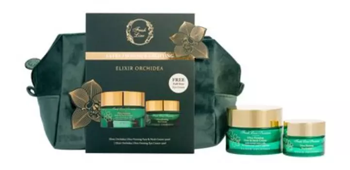Антивозрастной набор для ухода за кожей лица и шеи c ароматом орхидеи Fresh Line Elixir Orchidea Ultra Firming & Uplifting Set 2025