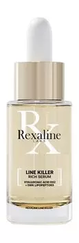 Антивозрастной ночной эликсир для с пептидами Rexaline Line Killer Rich Serum
