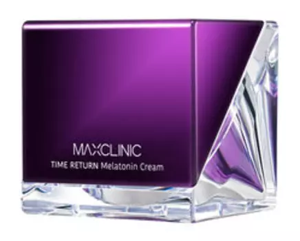 Антивозрастной восстанавливающий крем для лица с мелатонином Maxclinic Time Return Melatonin Cream