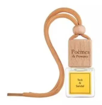 Аромадиффузор для автомобиля Poemes de Provence Teck & Sandal Car Diffuser