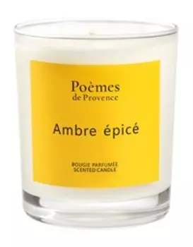 Ароматическая свеча Poemes de Provence Ambre Epice Scented Candle
