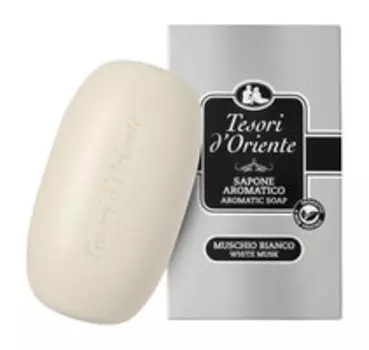 Ароматическое твердое мыло с ароматом белого мускуса Tesori D'Oriente White Musk Bar Soap