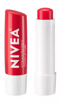 Бальзам для губ с ароматом клубники Nivea Бальзам для губ Фруктовое сияние