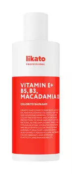 Бальзам для защиты цвета и блеска окрашенных волос Likato Professional Colorito Hair Conditioner Vitamin