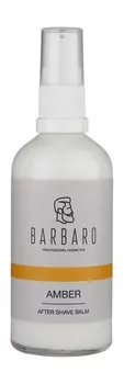 Бальзам после бритья с ароматом цитруса, перца, имбиря и жасмина Barbaro Amber After Shave Balm