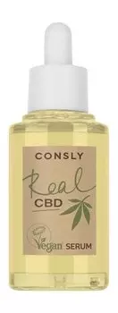 Балансирующая сыворотка для проблемной кожи лица Consly Real CBD Vegan Serum