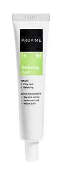 Балансирующий флюид для лица с эктрактом чайного дерева Pruv:Me Bf 19 Balancing Fluid